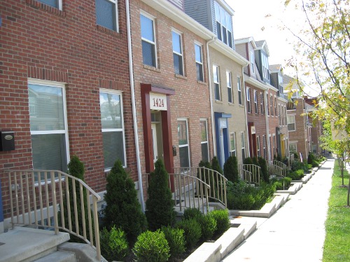 New homes are built in Pittsburgh's Northside